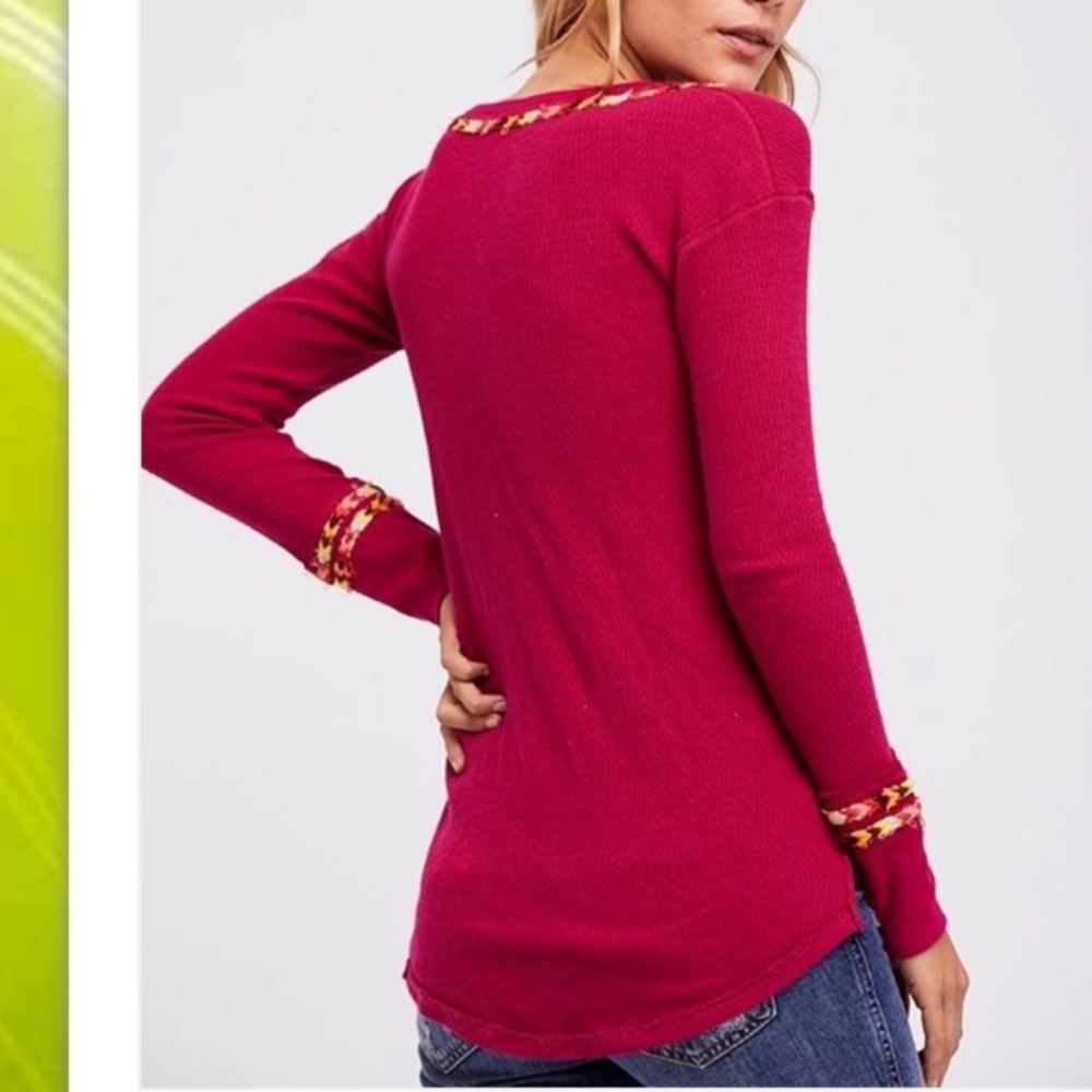 SOLD ELSEWHERE Free People Rainbow Thermal - Picture 2 of 6